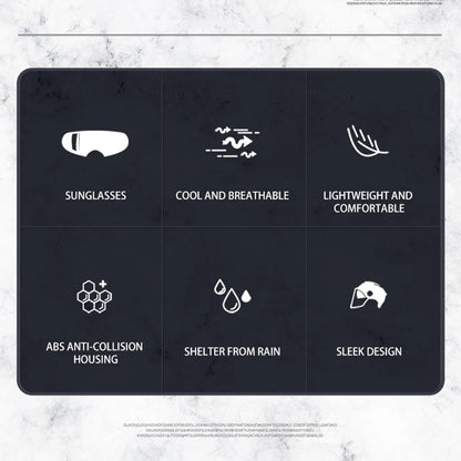 SHEEHELMET™ Titan Gray-White - Szczękowy Kask Motocyklowy (Cer.DOT)