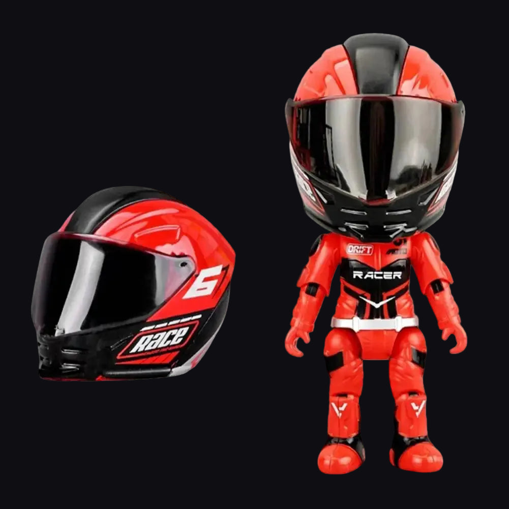 Figurka CHIBI Czerwony Motocyklista